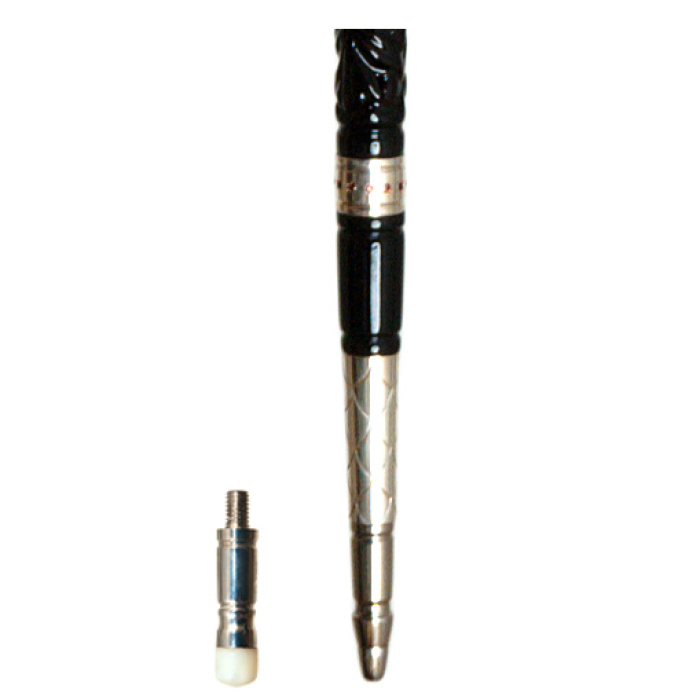 Walking stick with removable stiletto "Cobra" Zlatoust